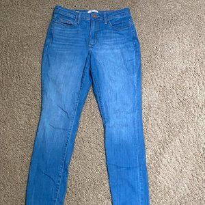 Target Universal Thread denim skinny high rise jeans